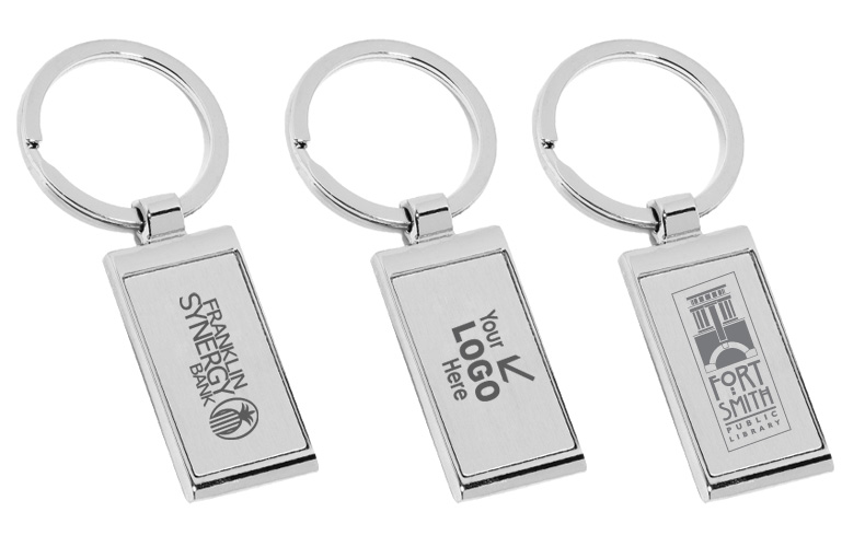 Economy Laser Engraved Metal Keyholder